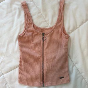 Hollister Ribbed Blush Tank Top (XS)